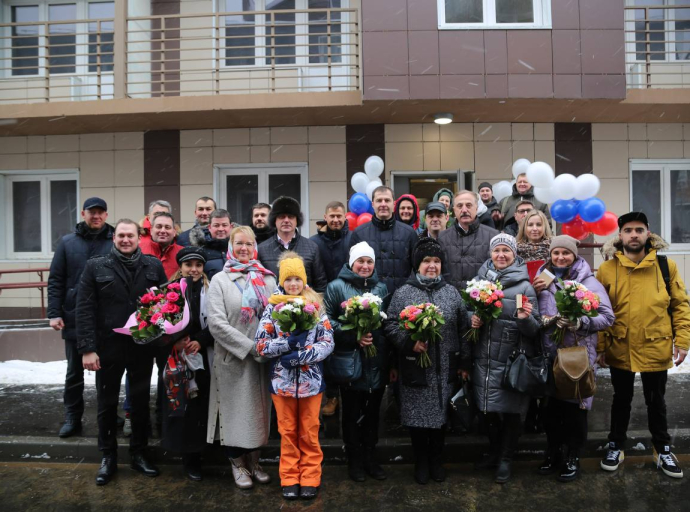 Долгожданные ключи получили дольщики ЖК "Заречье" в Люберцах