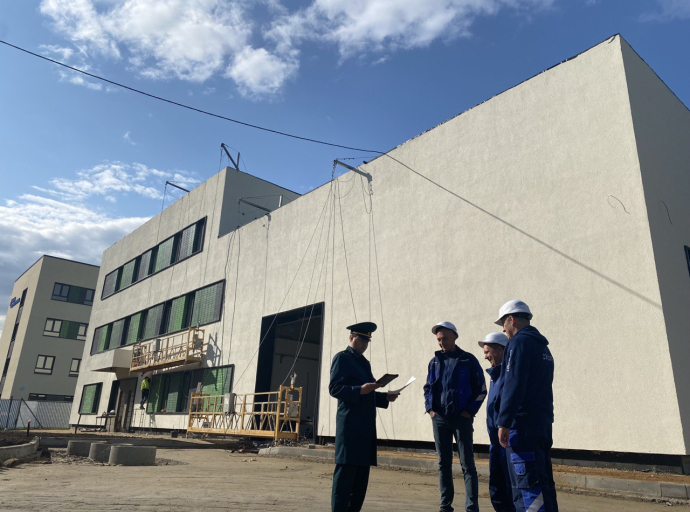 Завершается строительство станции "скорой помощи" в Люберцах