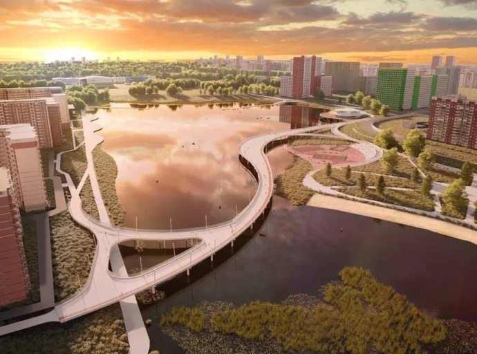 Мост соединит Москву и Люберцы через озеро Черное в 2025 году