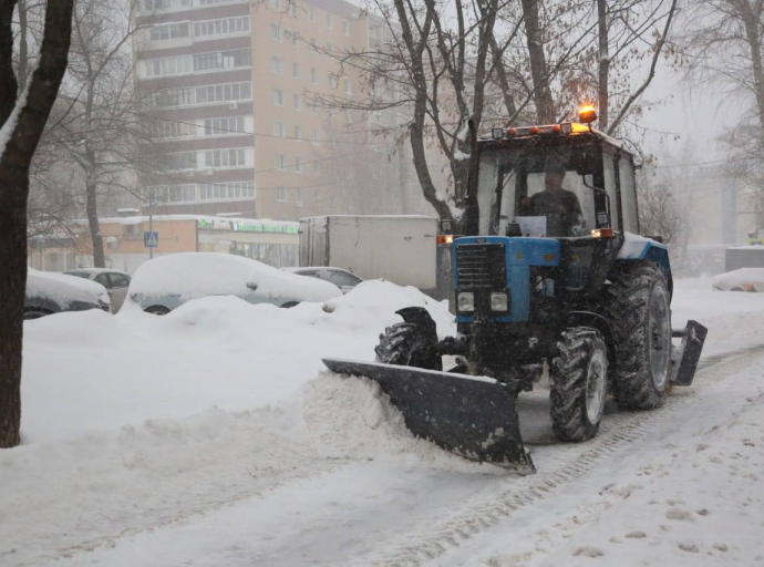 Сильнейший снегопад и метель обрушились на городской округ Люберцы