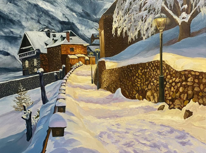 Приглашаем на выставку "Зима-чародейка" в картинную галерею Люберец