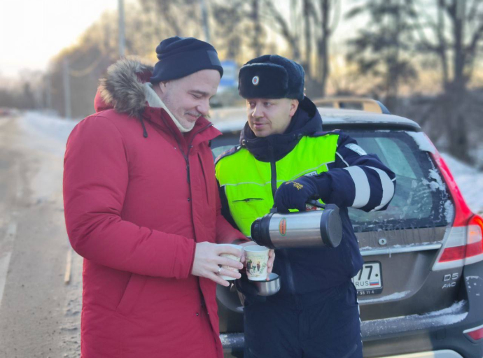 Госавтоинспекция призывает люберецких водителей быть предельно внимательными в условиях холодов
