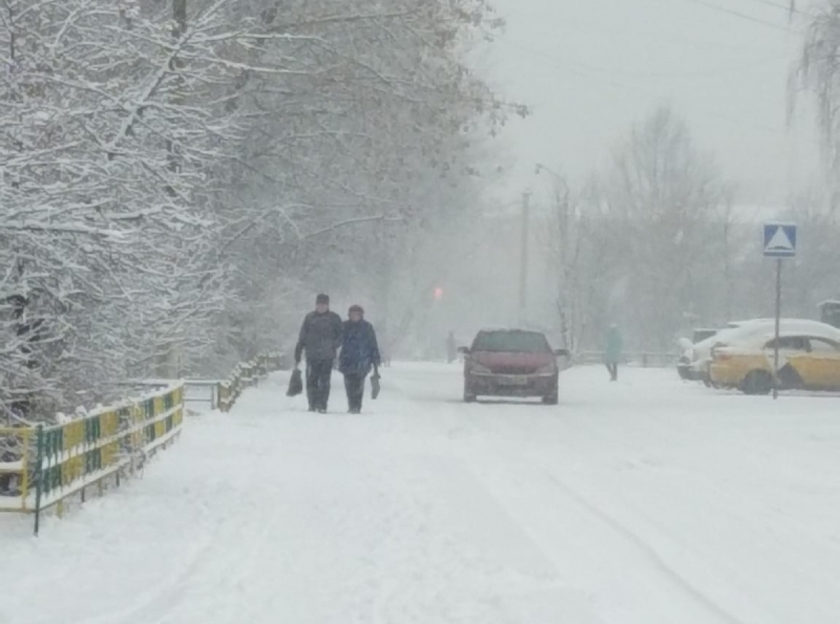 Сильный снегопад ждут в ближайшие часы в Люберцах