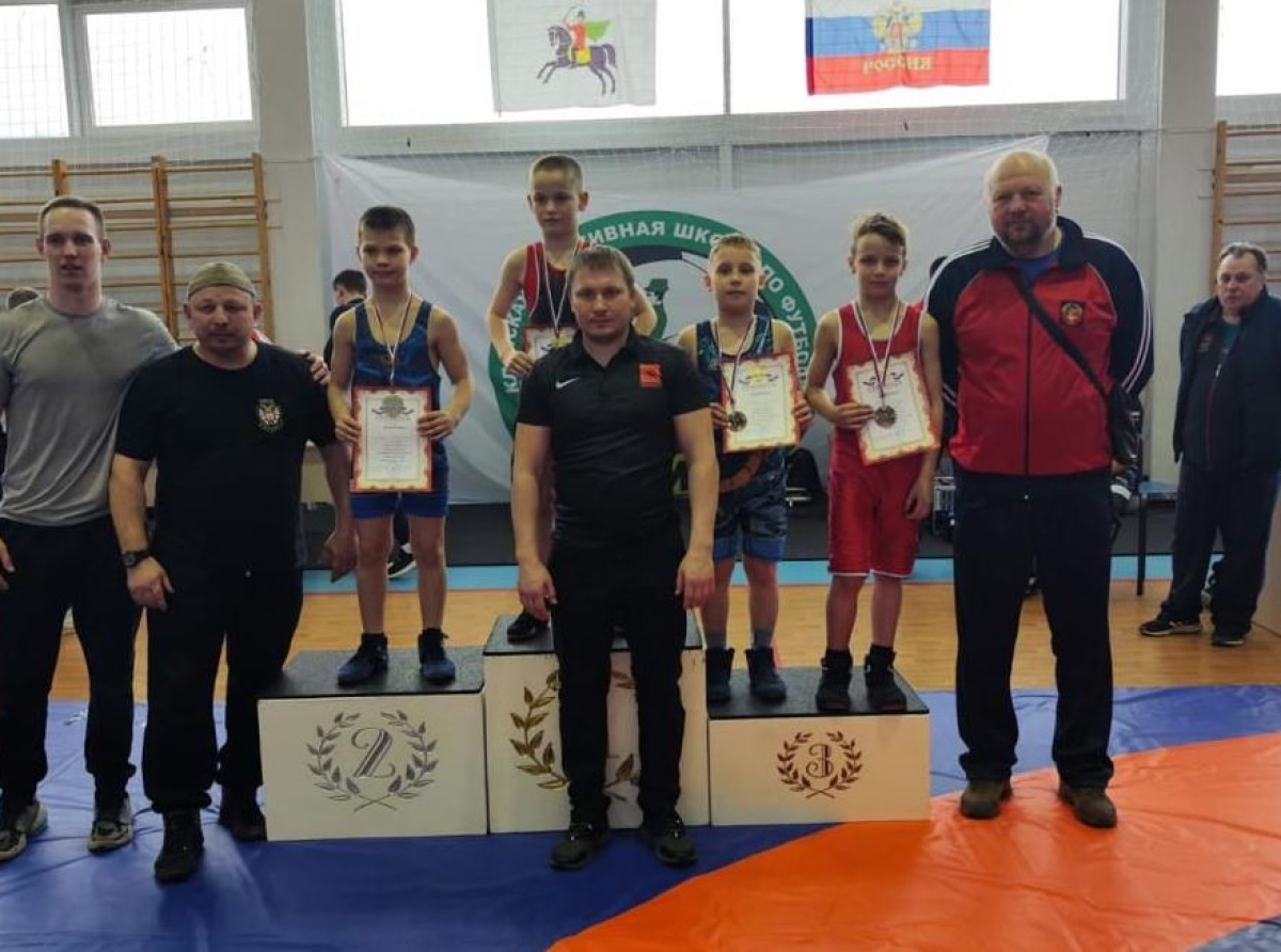 Михаил Ермаков из Люберец занял третье место на турнир по греко-римской борьбе в Клину