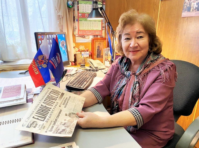 Эмма Борисова присоединилась к редакции газеты "Люберецкий округ"