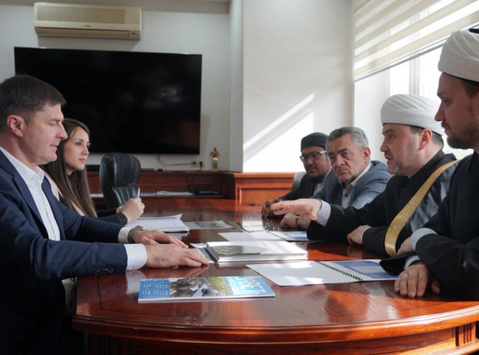 Муфтий Рушан Аббясов встретился с Главой городского округа Люберцы