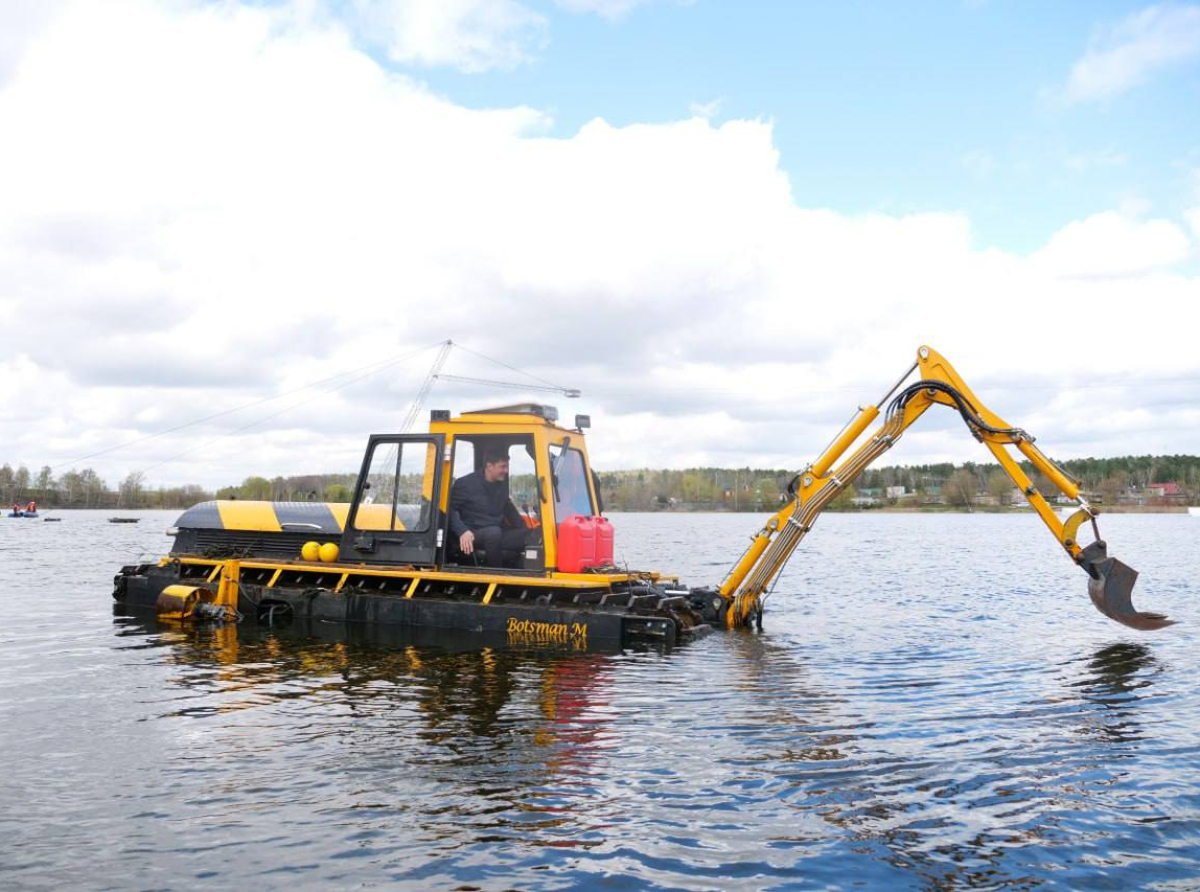 Семь водоёмов очистят в текущем году в Люберецком округе