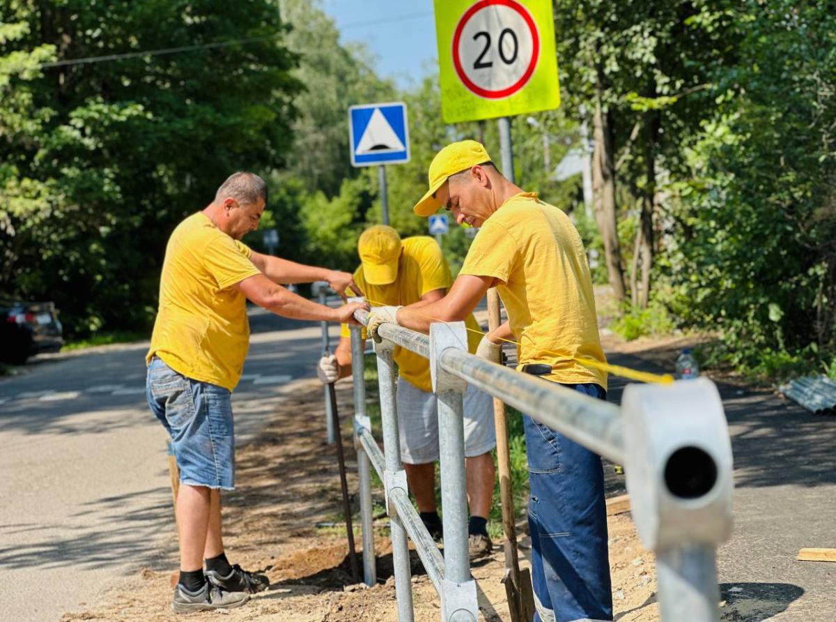 Дорога в школу-интернат №3 в городском округе Люберцы стала безопаснее