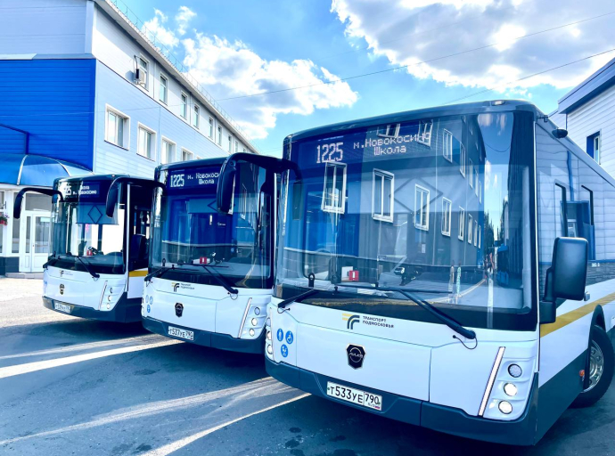Десять новых автобусов поступили в МАП №1 в Люберцах