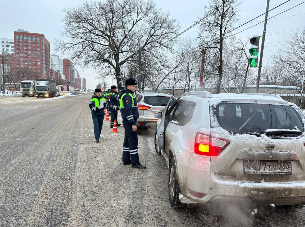 В первые дни нового года автоинспекторы проверят водителей на трезвость в Люберцах