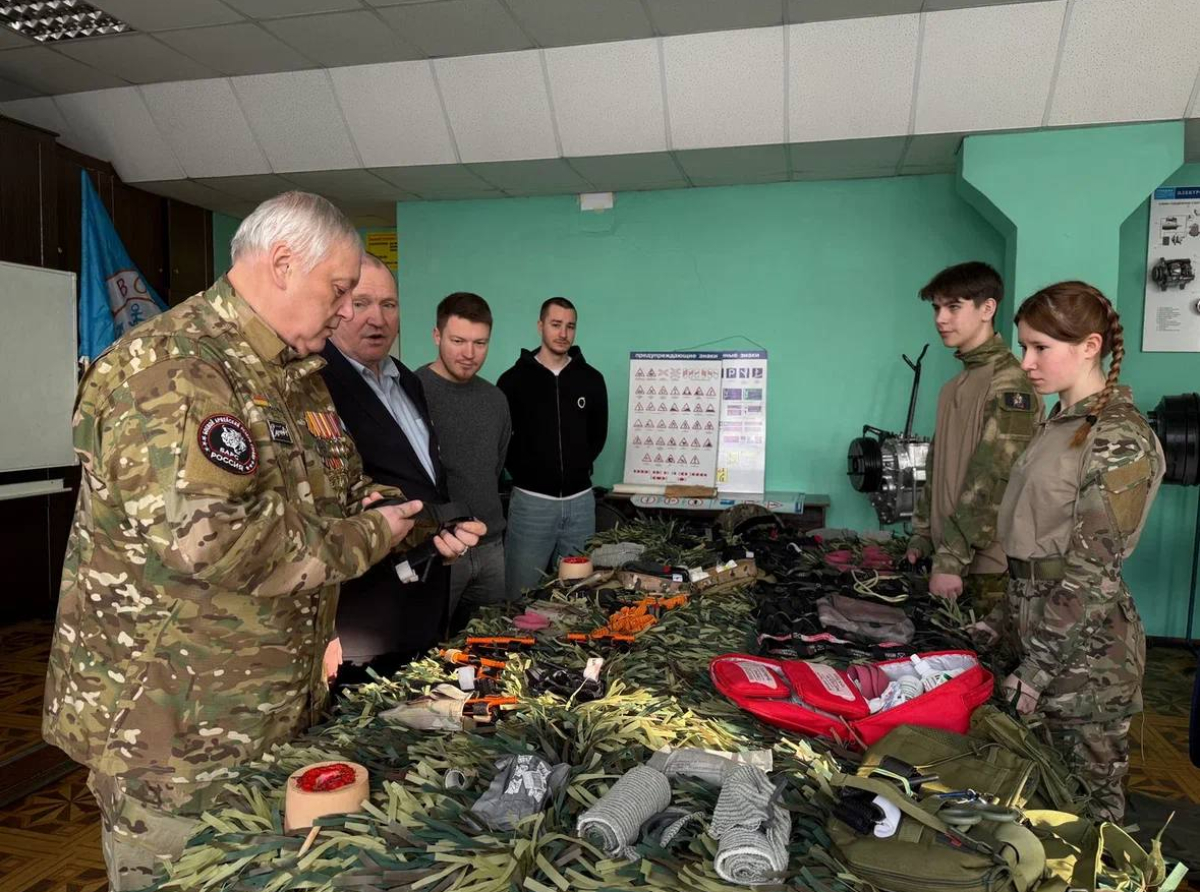 Ветераны СВО Люберец делились опытом на Дне открытых дверей в ДОСААФ