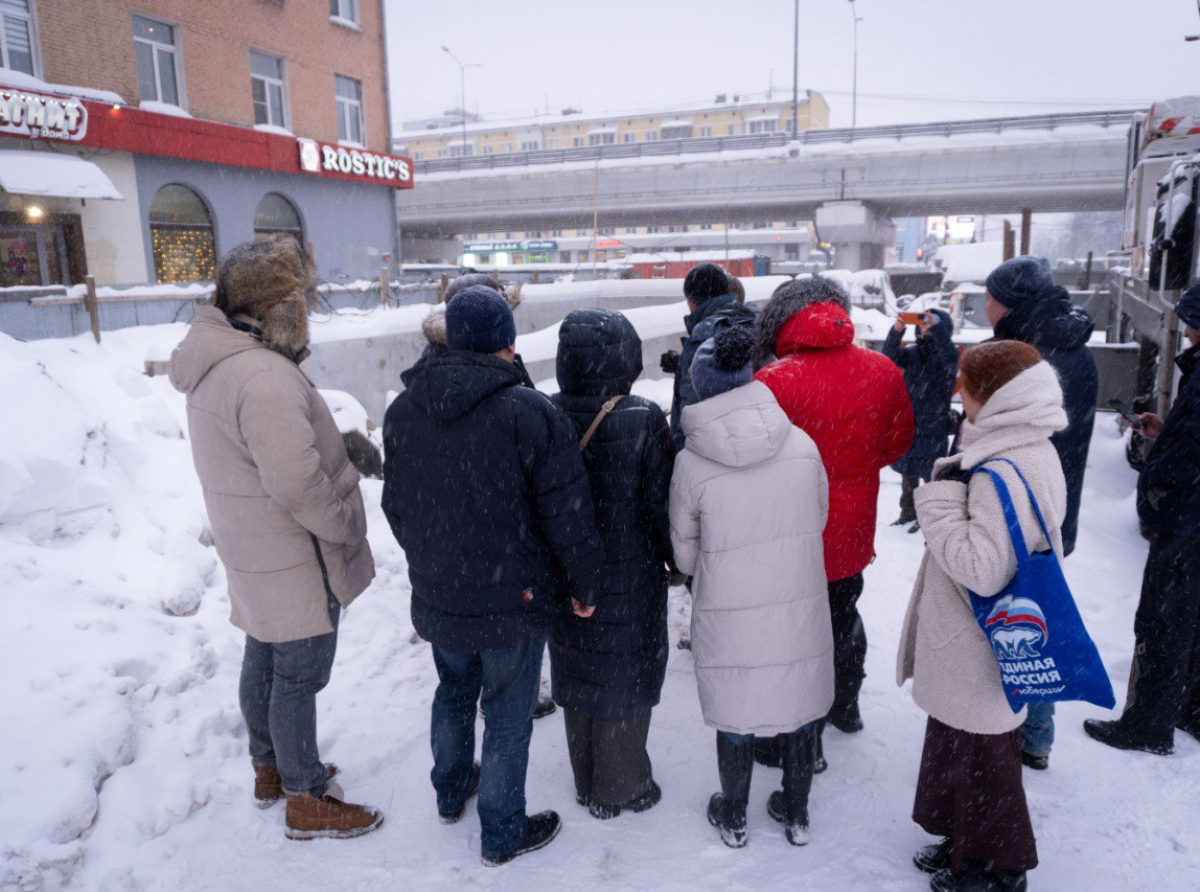 Проверили ход строительства подземных переходов в центре Люберец