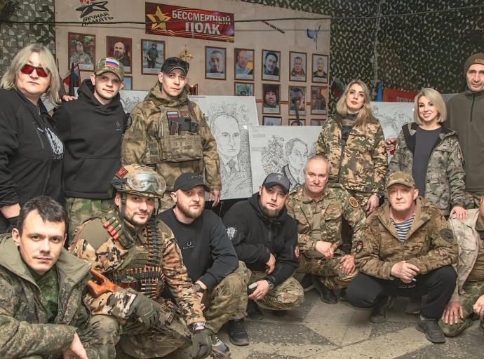 Агитбригада с участниками из Люберец побывала в освобожденных районах Донбасса