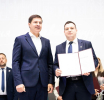Награда вручена учителю физической культуры Юрию Исаеву из Люберец