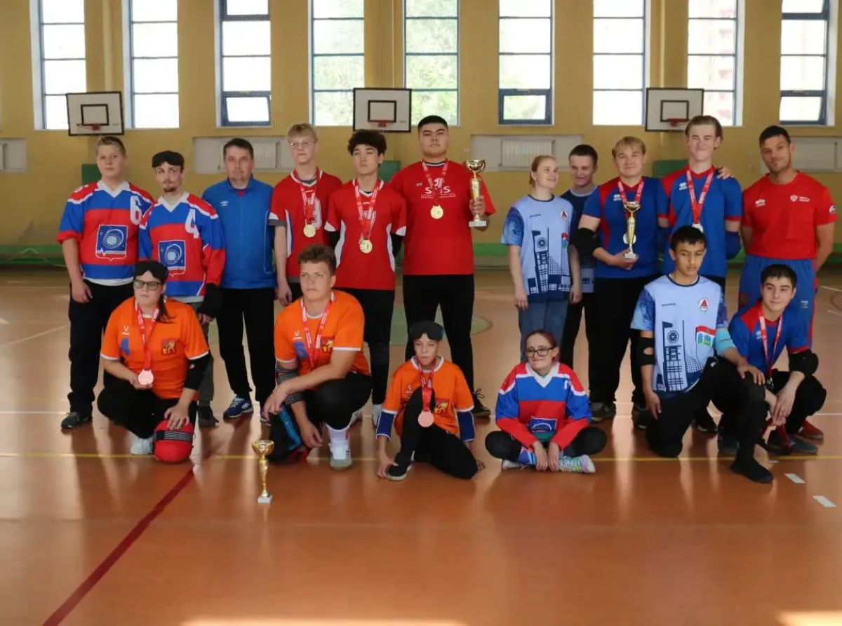 «Орбита» из Дзержинского стала победителем регионального первенства по голболу